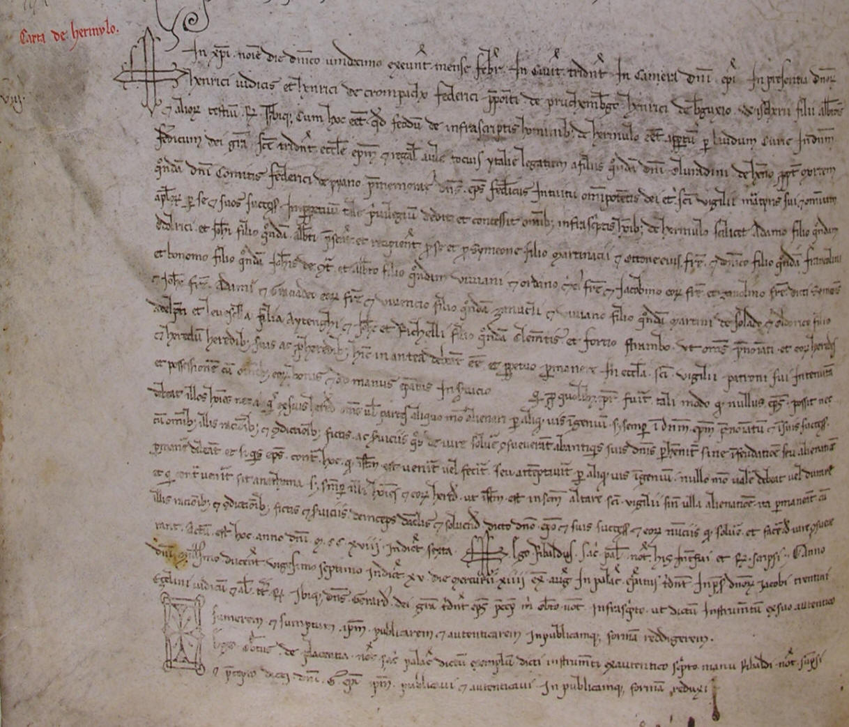 Documento Codice vanghiano 1218
